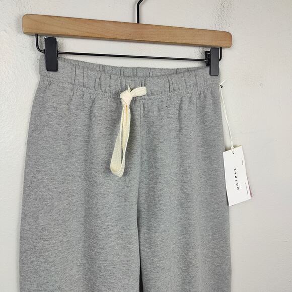 Mother The Bender Sweatpants Womens XS Move It Gray Heather NWT Joggers Retro 44 - Picture 2 of 10